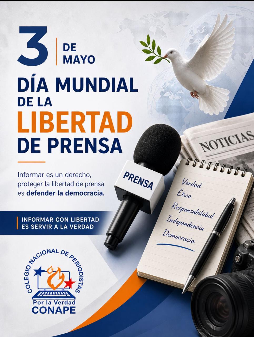 3 de Mayo, Día Mundial de la Libertad de Prensa