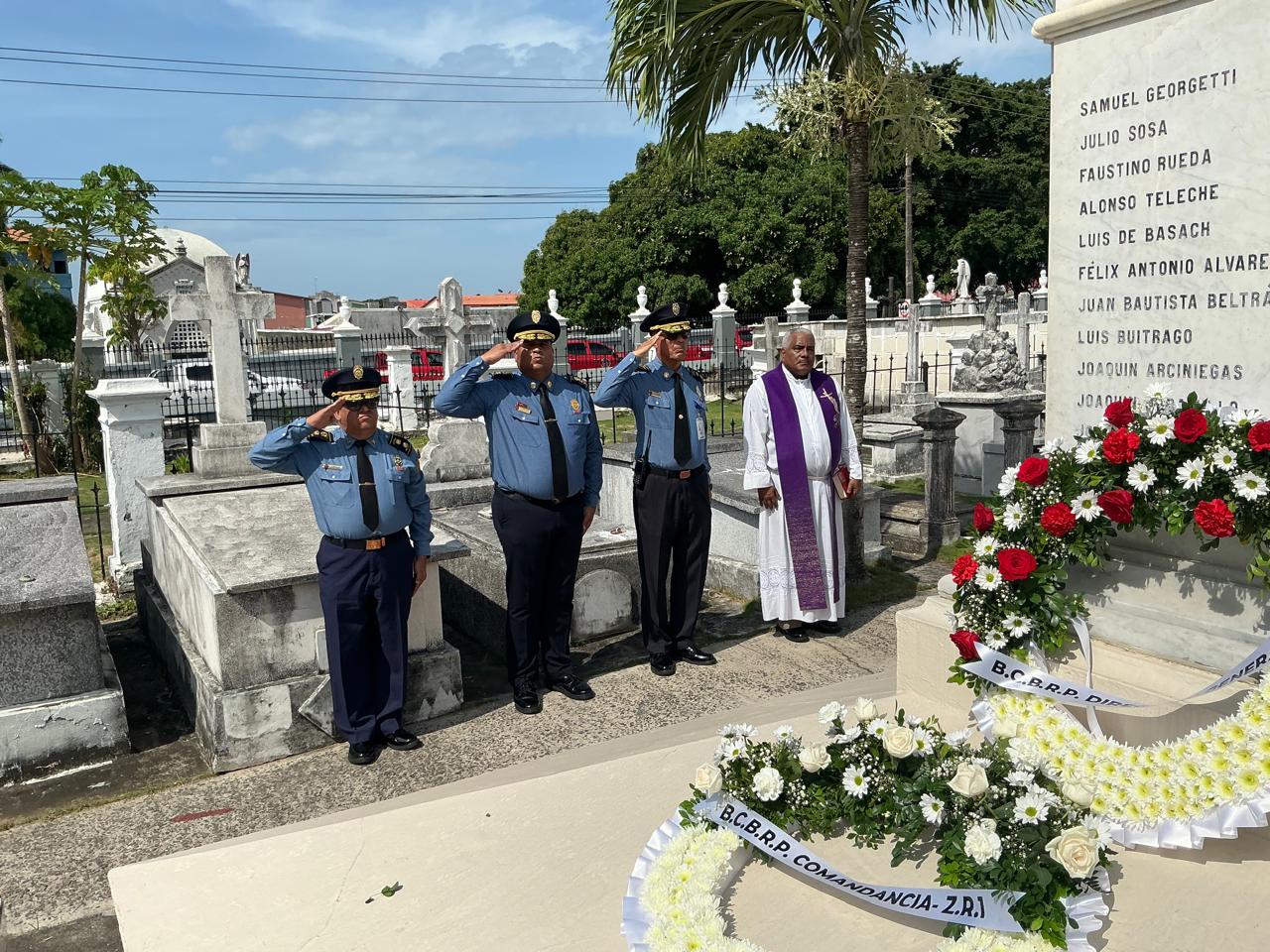 Autoridades del BCBRP honran la memoria de bomberos caídos en la Tragedia de El Polvorín