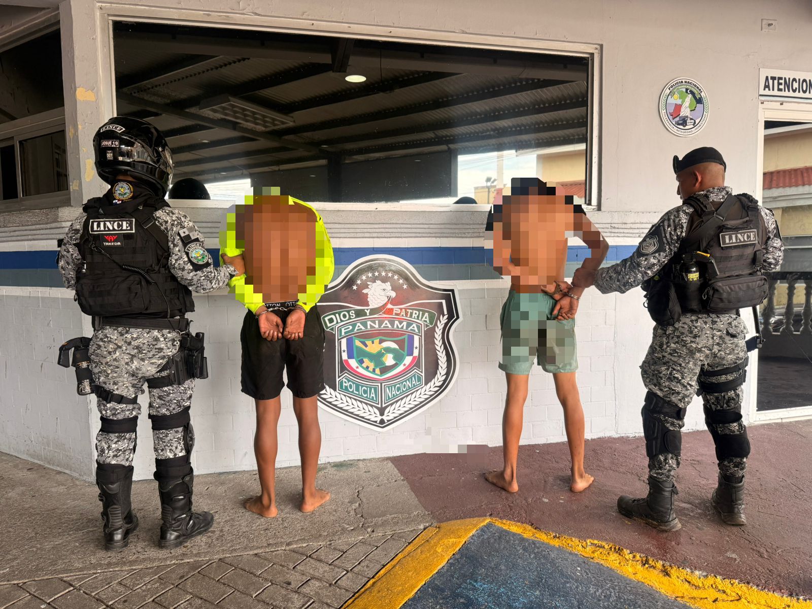 Capturan a dos personas con armas de fuego en Brisas del Golf
