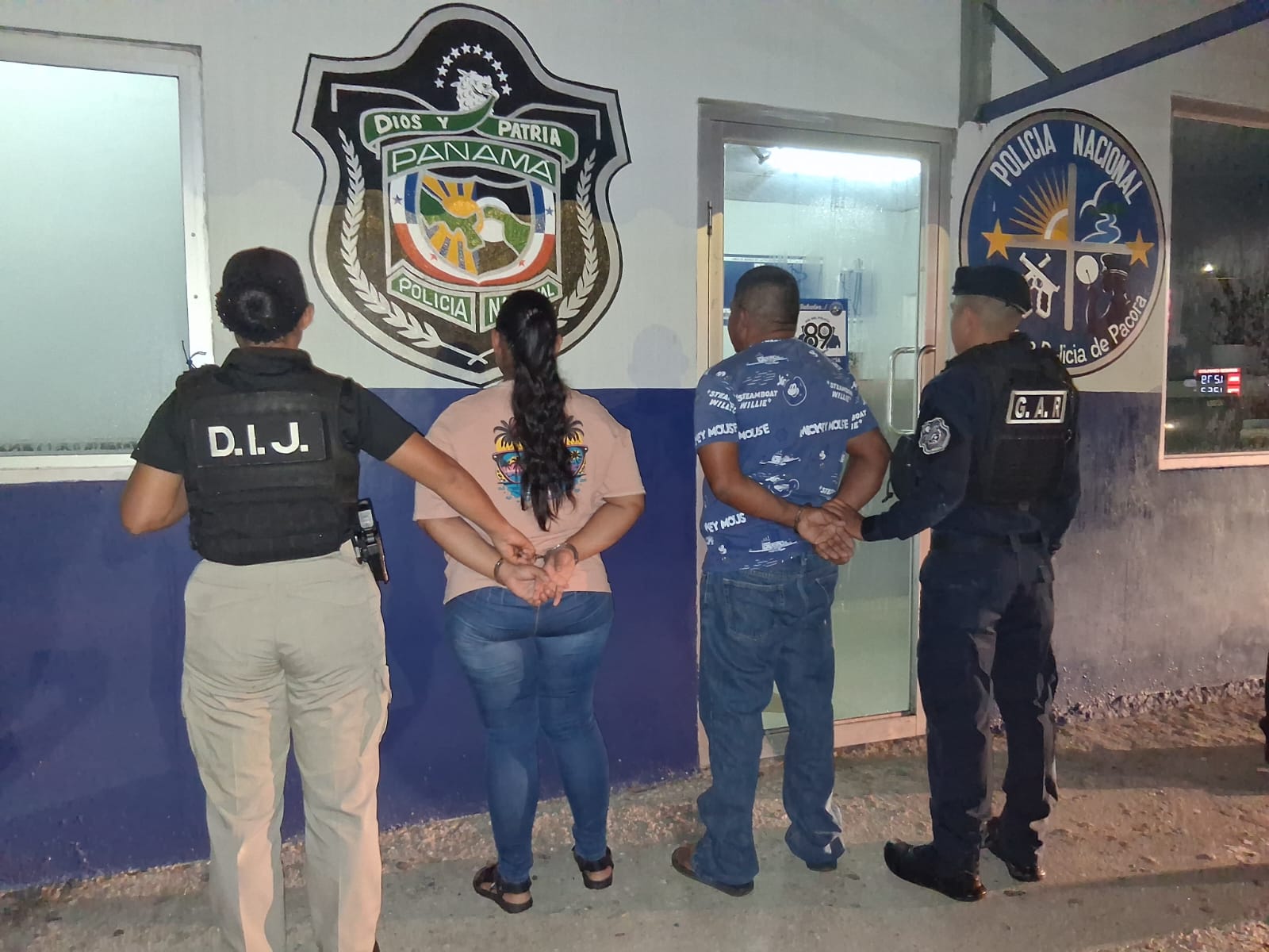 Padre e hija detenidos por presunto delitos financieros y blanqueo de capitales en Pacora