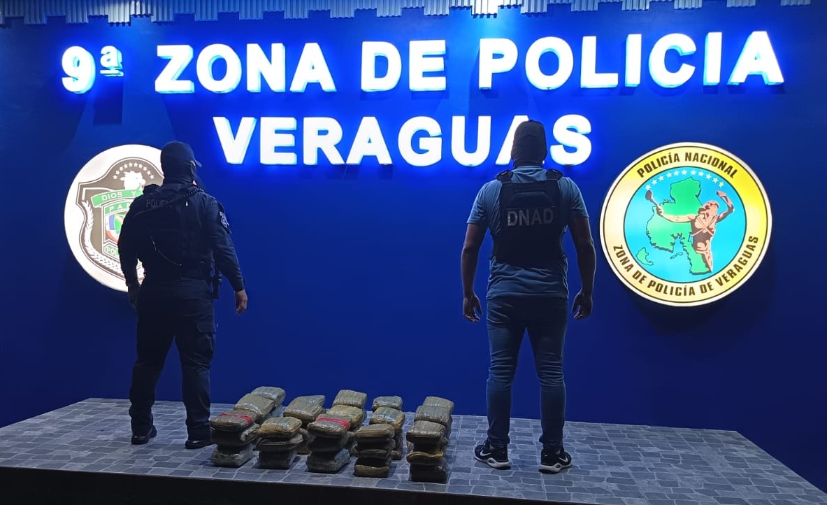 45 paquetes de presunta droga fueron ubicados en Mariato