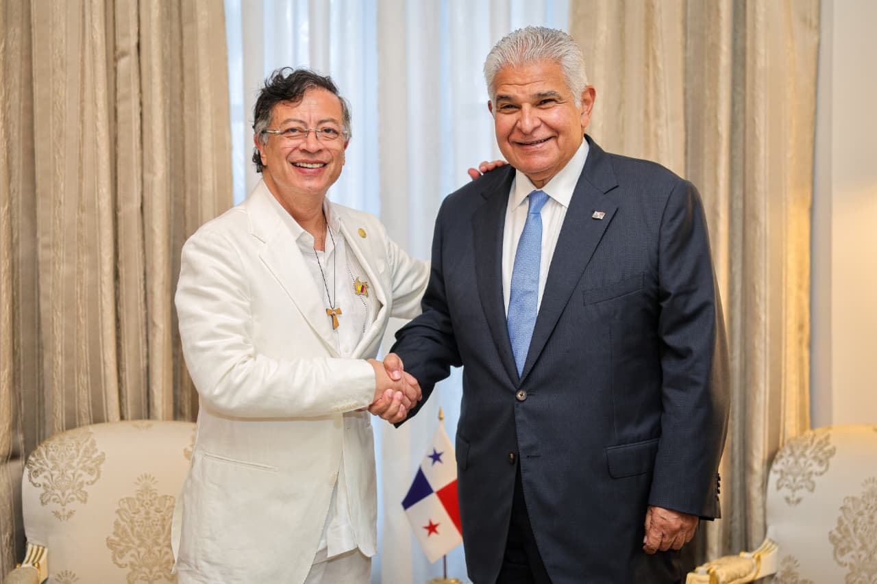 Presidentes José Raúl Mulino y Gustavo Petro apuestan a profundizar cooperación bilateral