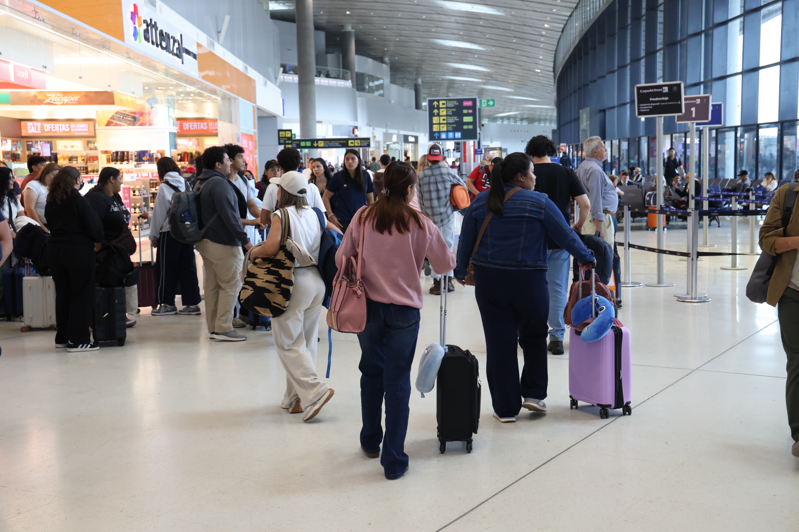 Tocumen supera los 13,7 millones de pasajeros hasta julio y mantiene un crecimiento del 15%