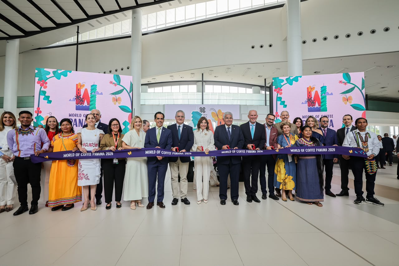 Presidente Mulino inaugura el World of Coffee 2026, evento que confirma al café de Panamá entre los mejores del mundo